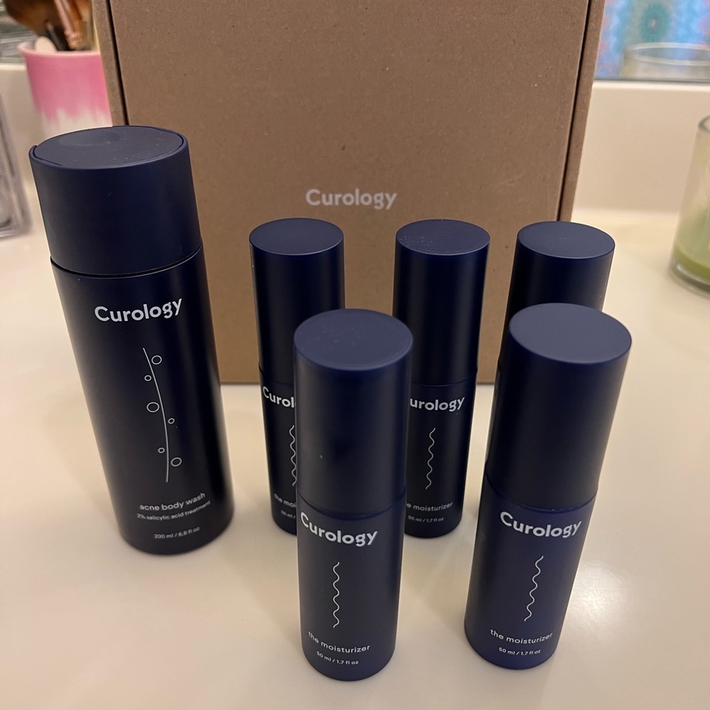 Curology moisturizers, acne body wash AND formula
